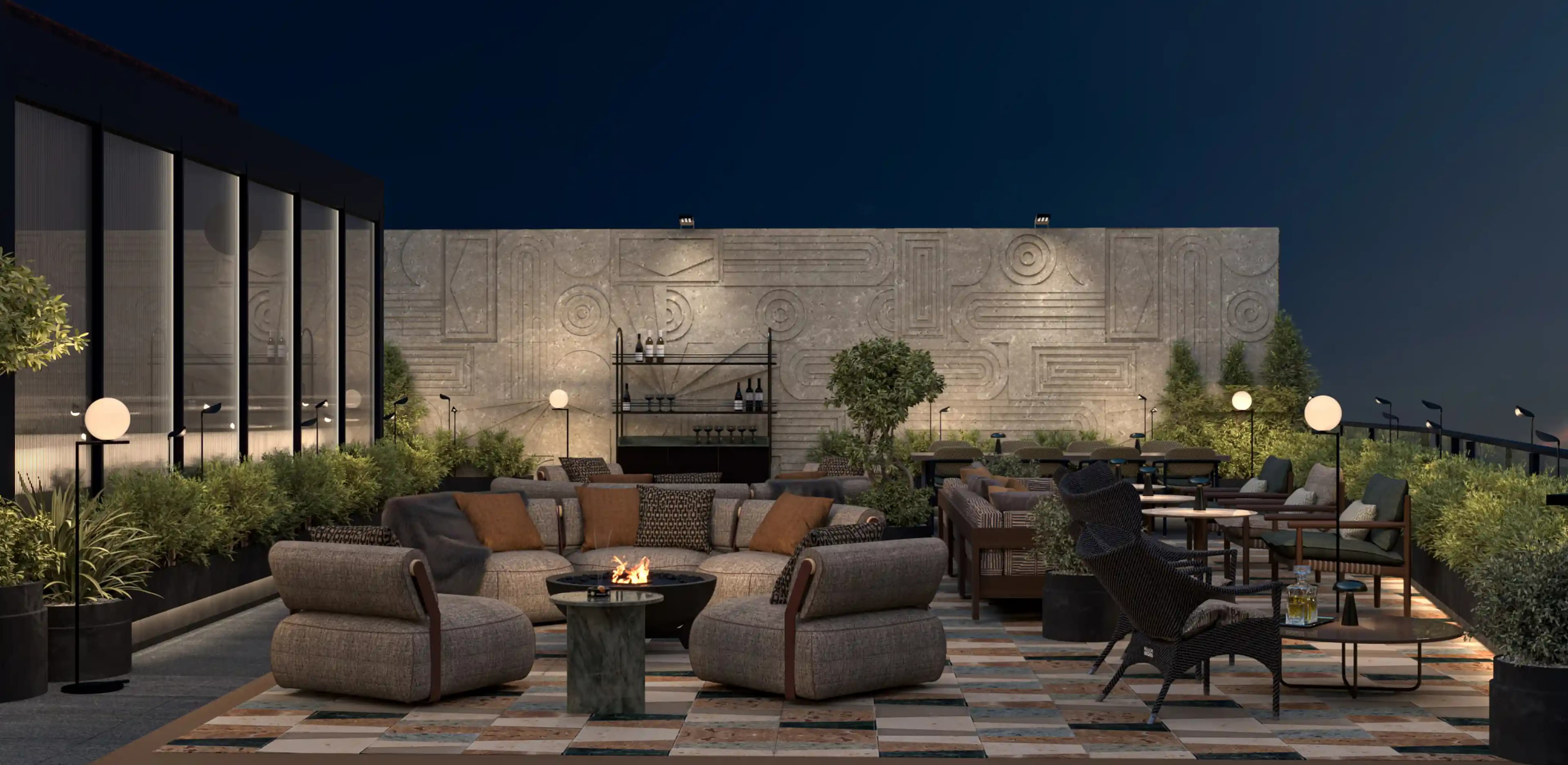 Полный доступ ко всем пространствам отеля, пляжу и прогулочным аллеям